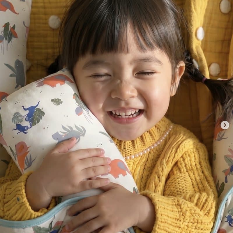 Little Rei bamboo baby essentials in use, @littlerei.baby, photo 1 of 6