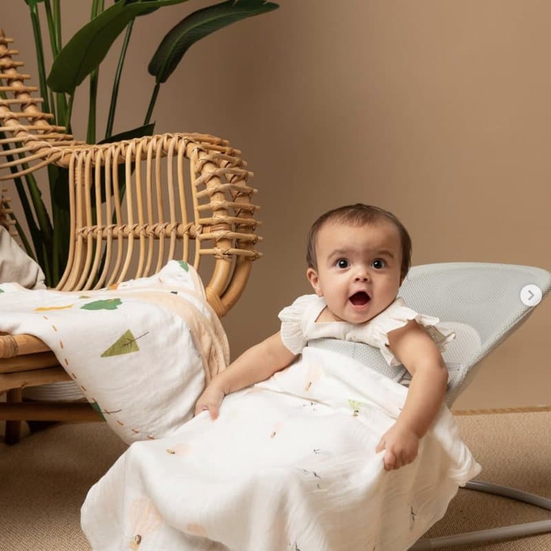Little Rei bamboo baby essentials in use, @littlerei.baby, photo 6 of 6
