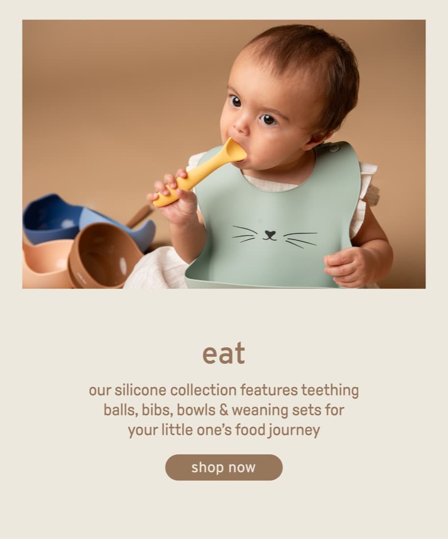 Eat: Little Rei silicone mealtime collection