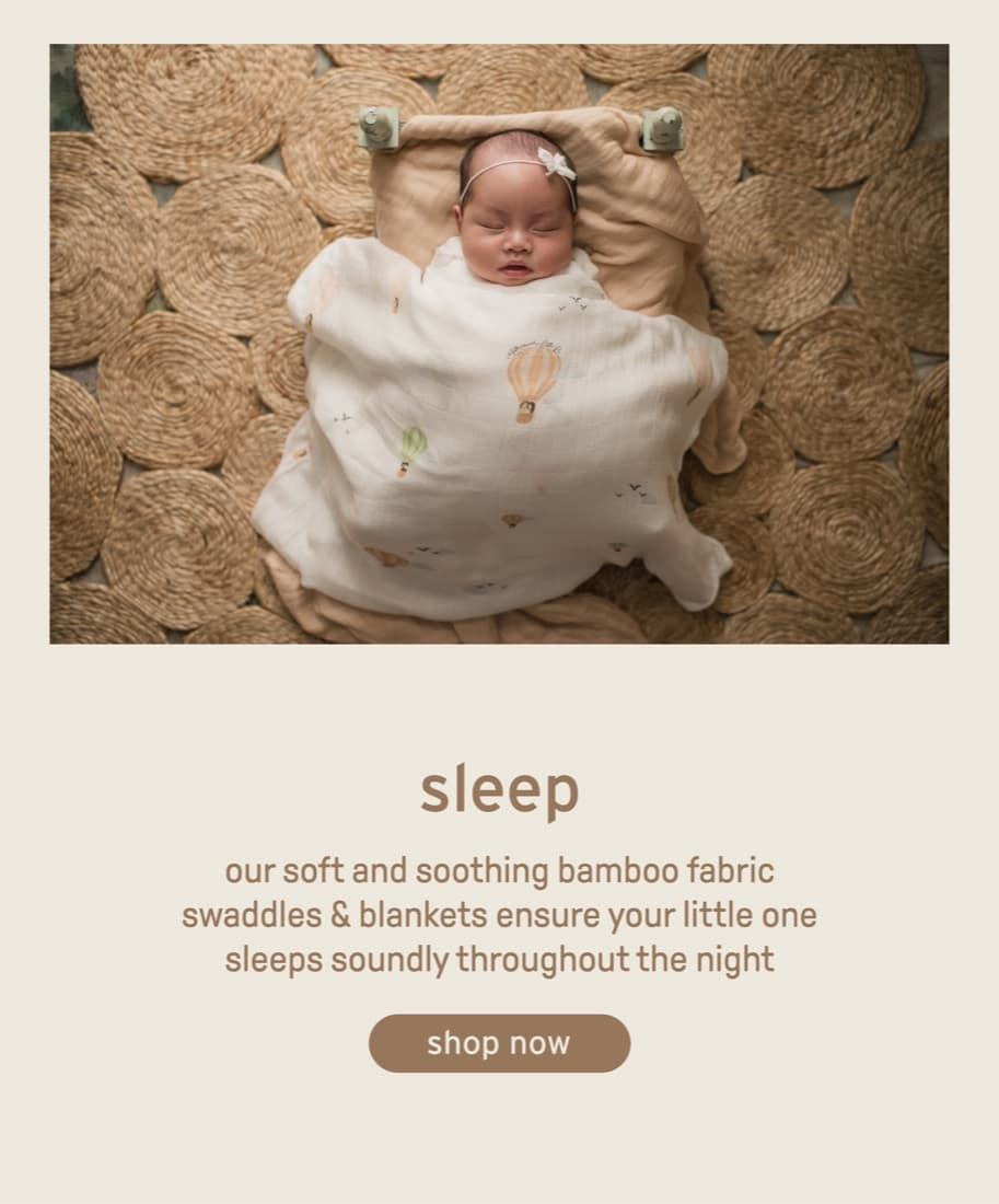 Sleep: Little Rei bamboo bedding and pillows