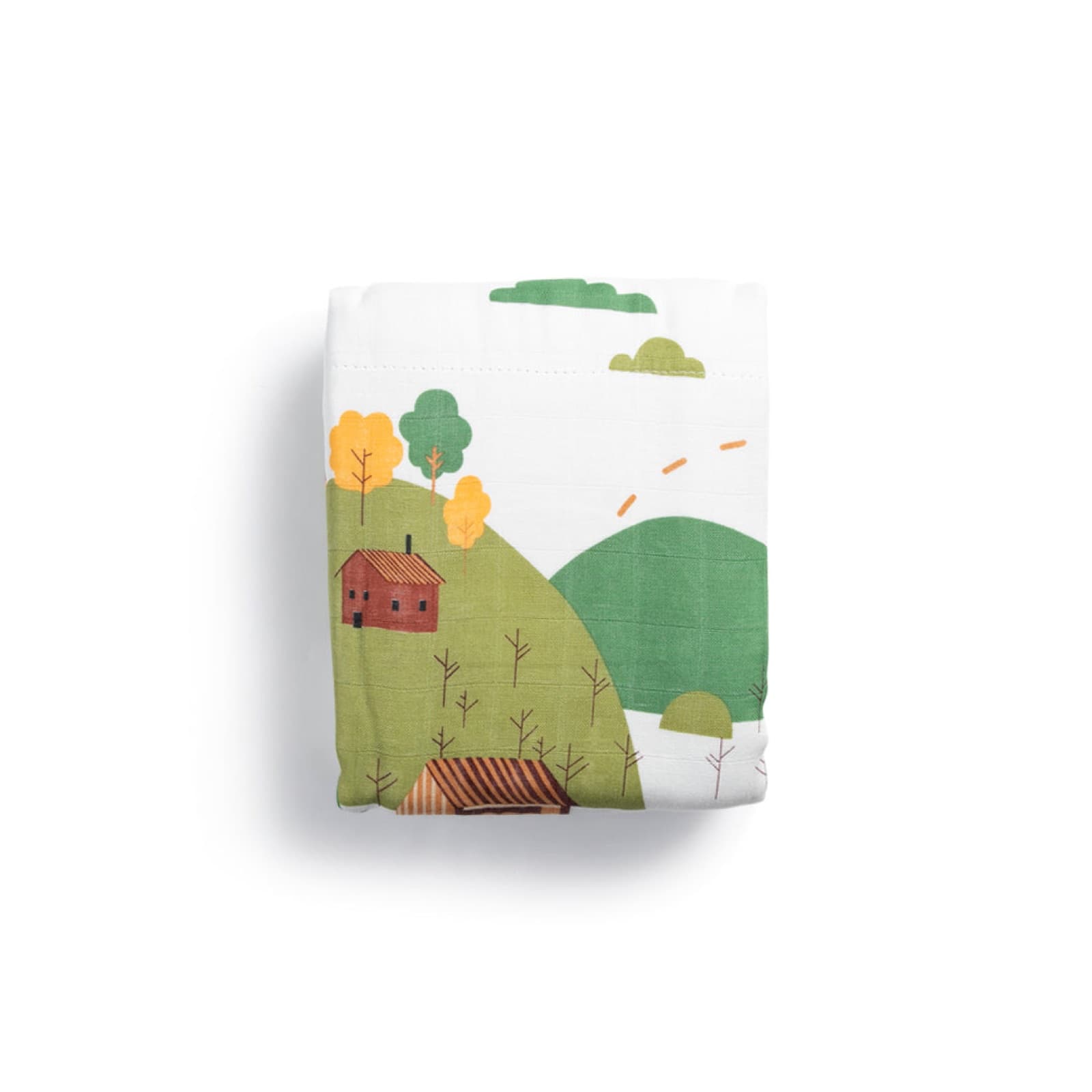 Bamboo 4 Layer Blanket (120x120cm), baby blanket by Little Rei, second view
